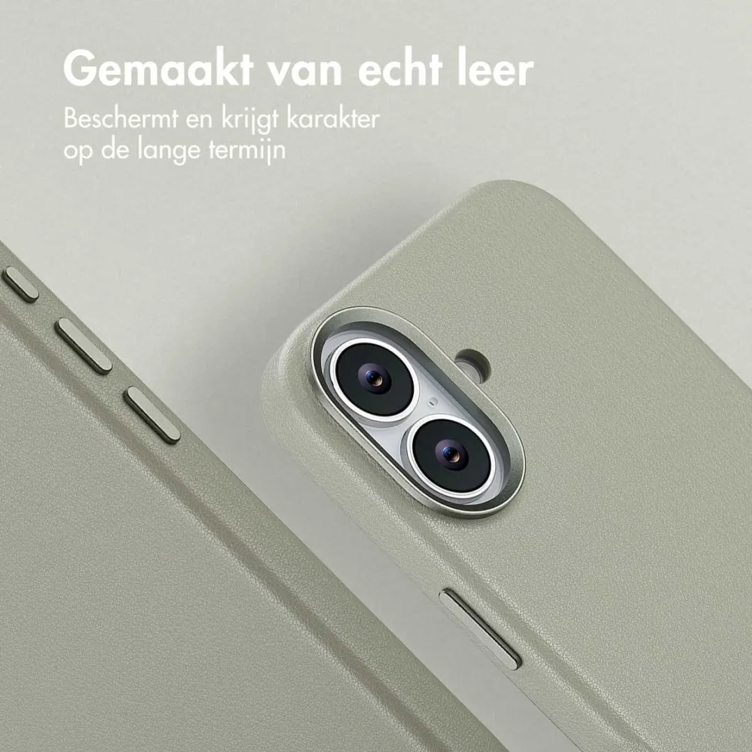 Accezz iPhone 17 MagSafe Hoesje Light Grey - 2 Stuks