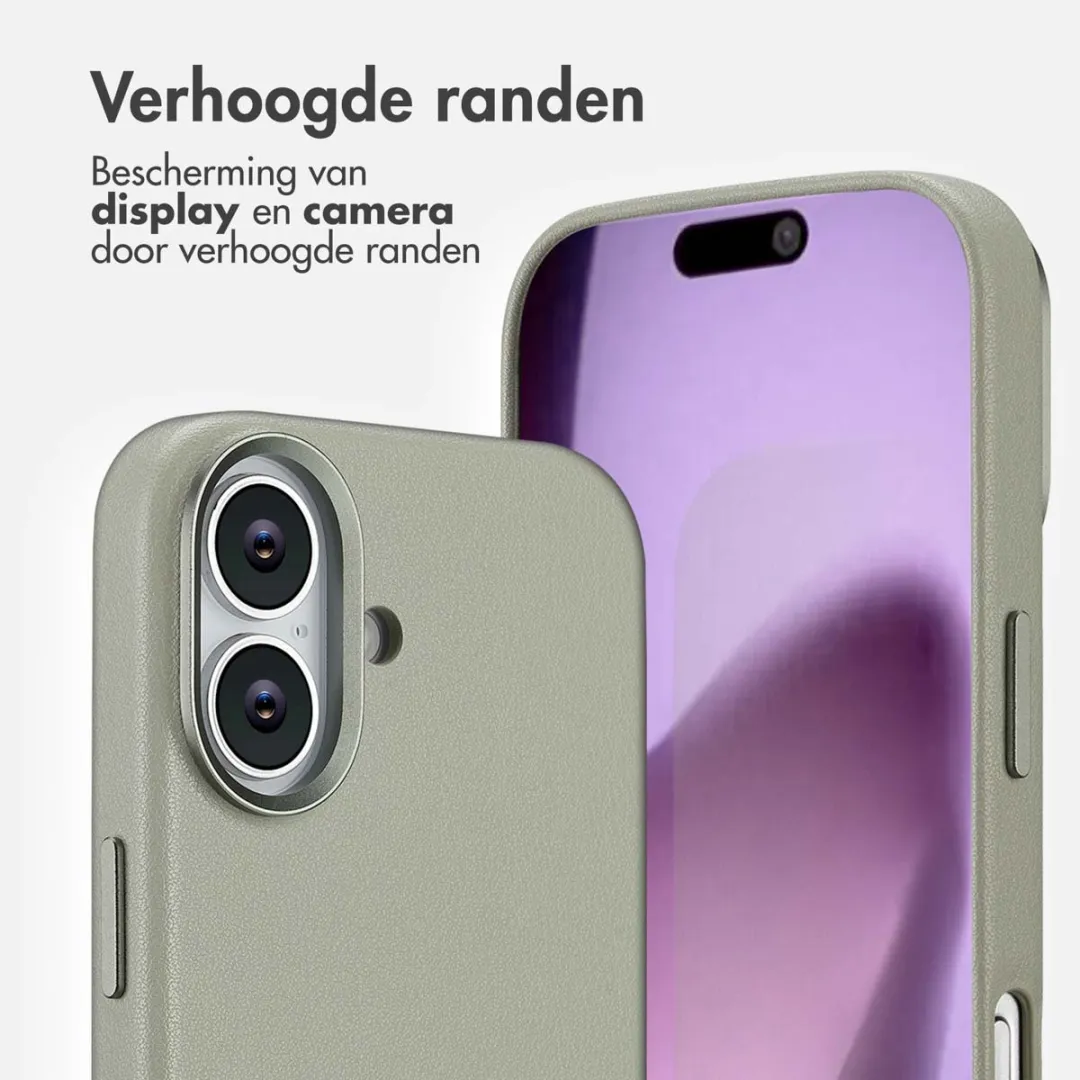 Accezz iPhone 17 MagSafe Hoesje Light Grey - 2 Stuks