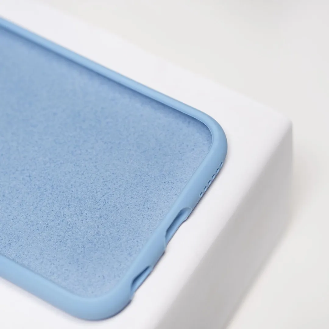 BMAX Siliconen Hoesje iPhone 6/6s Plus - Lichtblauw