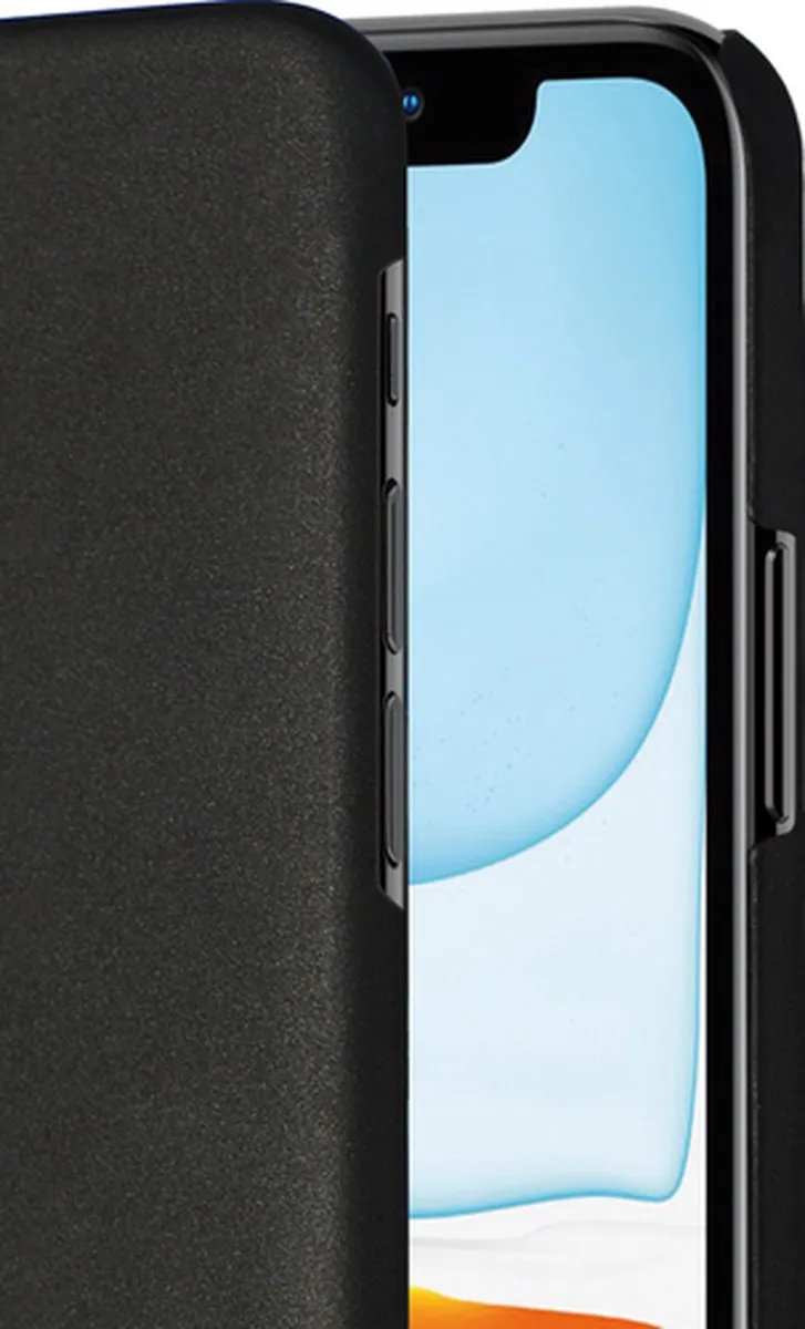 Azuri Metallic Cover iPhone XR/11 - Zwart - AZCOVMETIPH11-BLK
