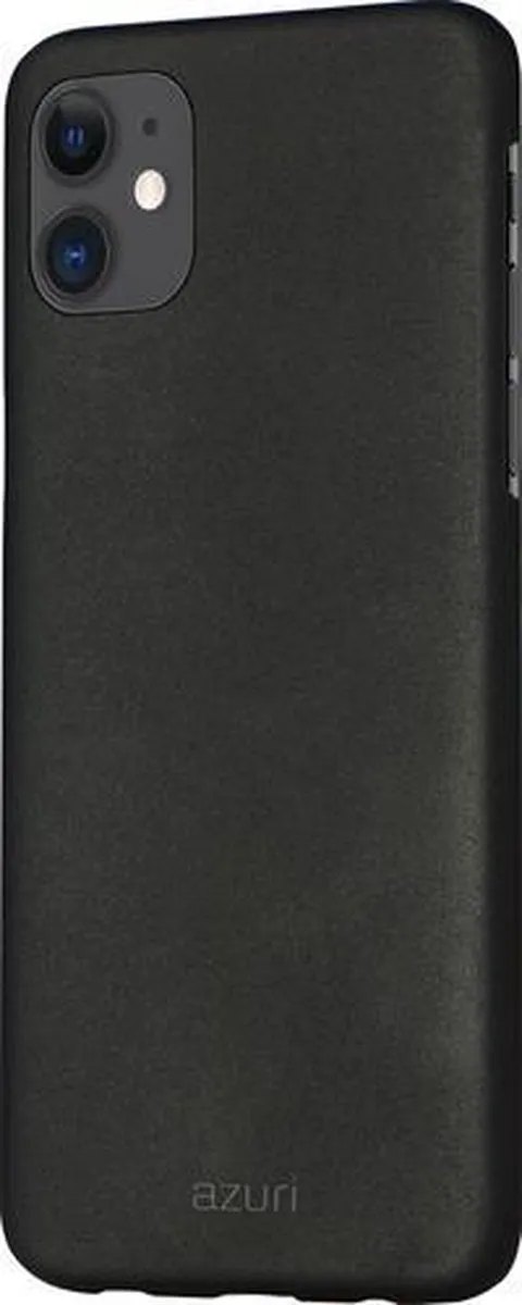 Azuri Metallic Cover iPhone XR/11 - Zwart - AZCOVMETIPH11-BLK