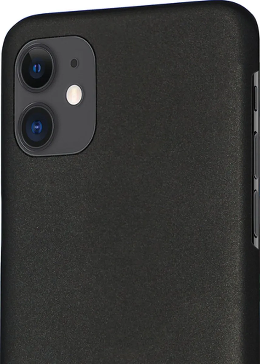 Azuri Metallic Cover iPhone XR/11 - Zwart - AZCOVMETIPH11-BLK