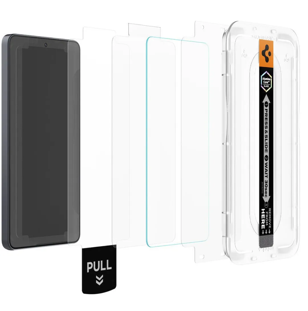 Spigen AGL11072 Screenprotector - 2 Stuks - Transparant