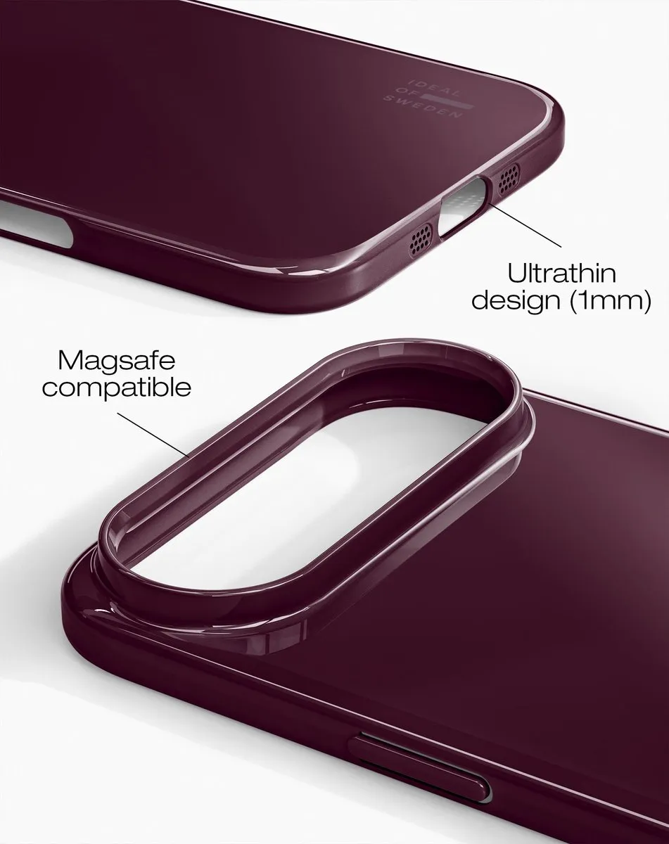iDeal of Sweden Slim Case iPhone 17 Air - Glossy Cherry - IDSLCMS-I2566-584