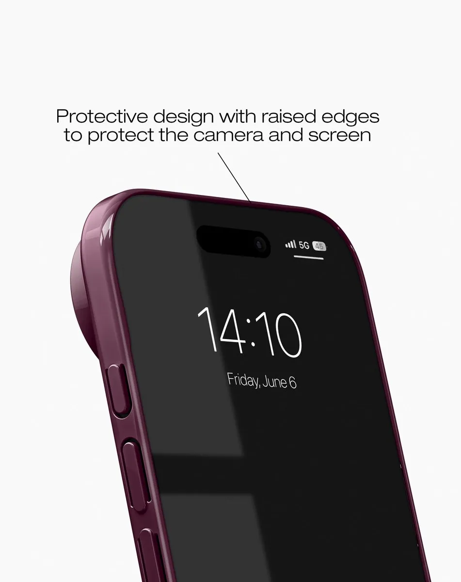 iDeal of Sweden Slim Case iPhone 17 Air - Glossy Cherry - IDSLCMS-I2566-584