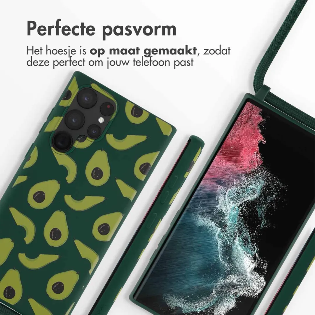 Imoshion Hoesje Samsung Galaxy S22 Ultra - Siliconen - Avocado Green - afbeelding 6 van 6