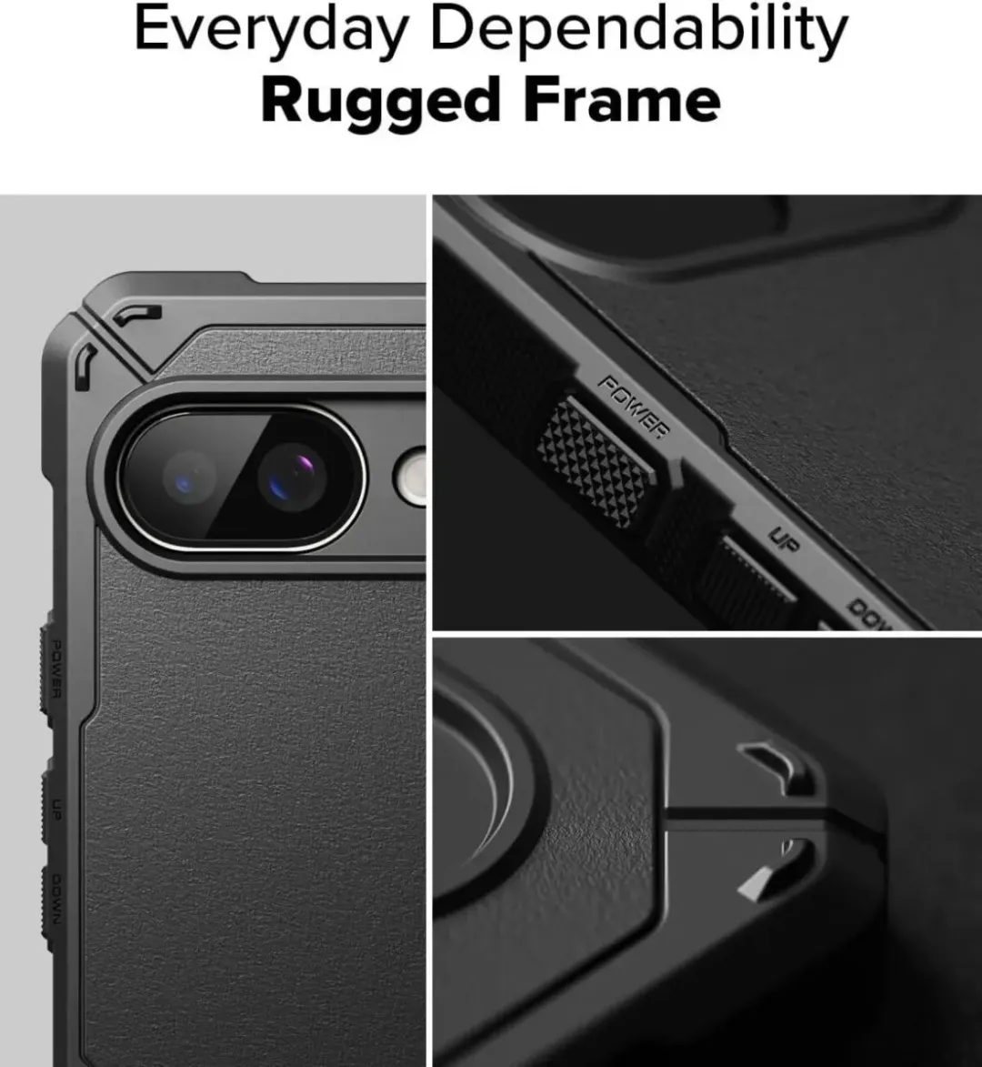 Ringke Rugged Gear Hoesje Google Pixel 9a - Zwart
