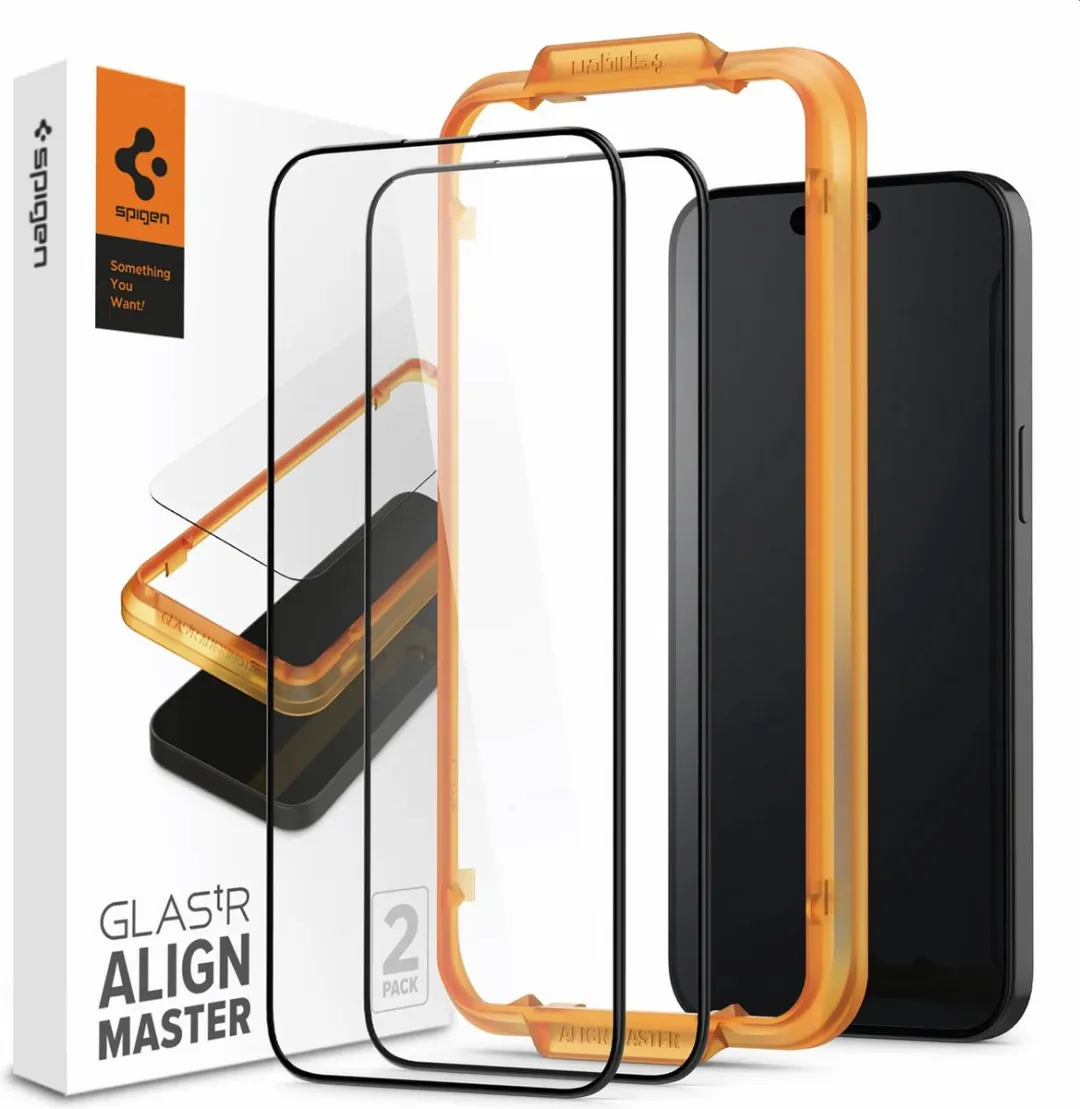 Spigen AlignMaster Glas iPhone 15 Pro Max