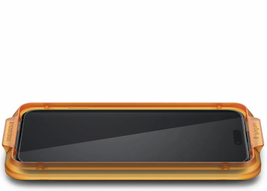 Spigen AlignMaster Glas iPhone 15 Pro Max - 2 Stuks - Zwart