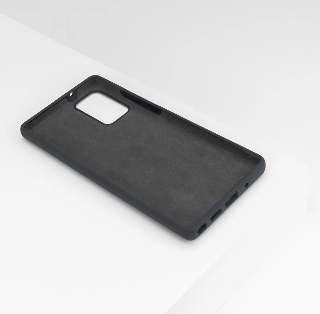 BMAX Siliconen Hoesje Samsung Galaxy Note20 - Antraciet
