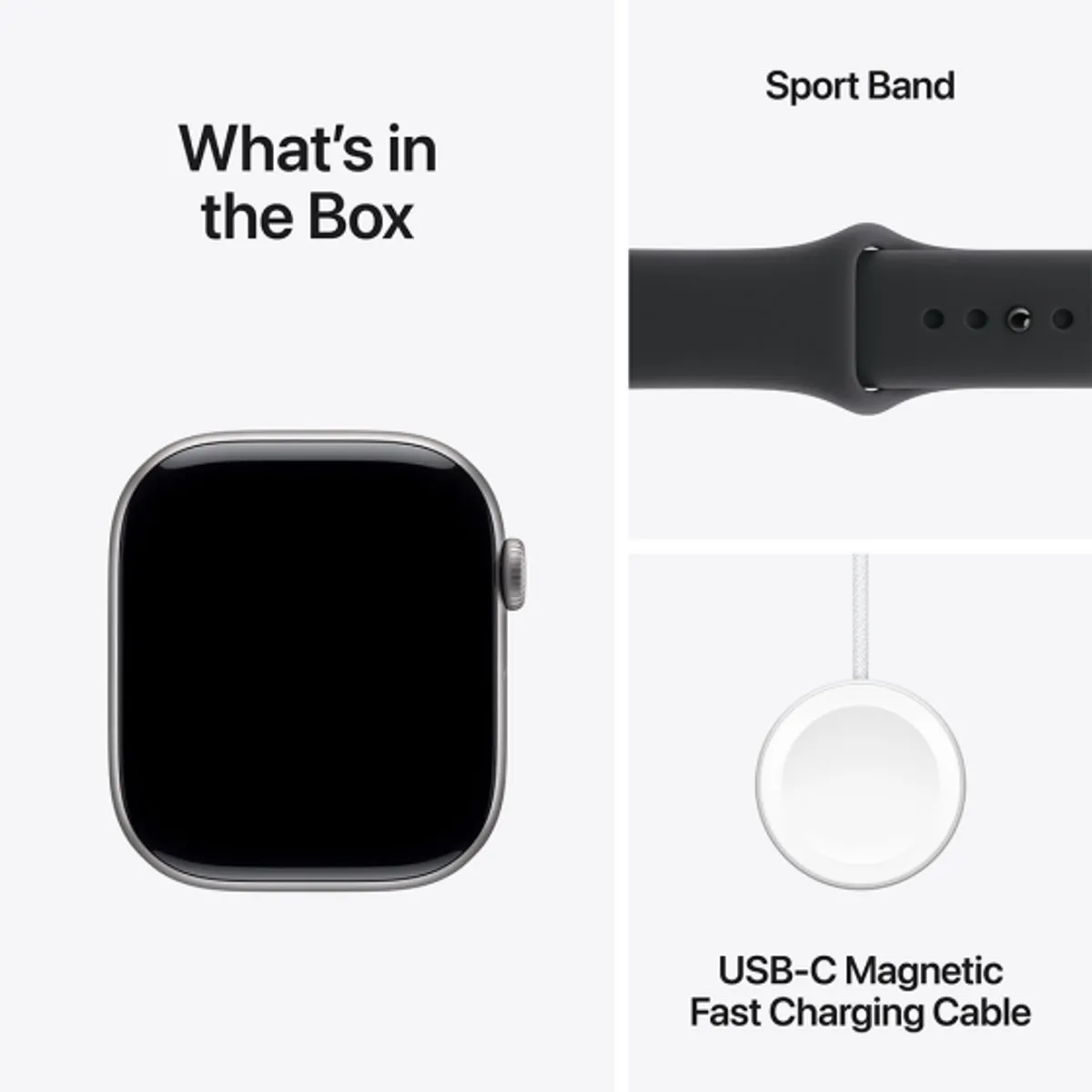 Apple Watch S11 Cellular 46mm - Zwart/Grijs - 370mAh