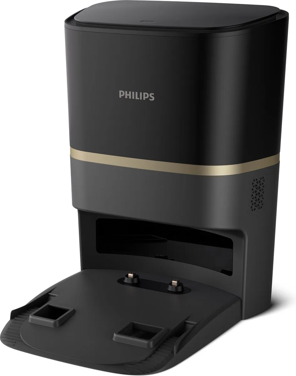 Philips HomeRun Aqua 7000 XU7100/01 Robotstofzuiger - Dweilfunctie - Zwart/Goud