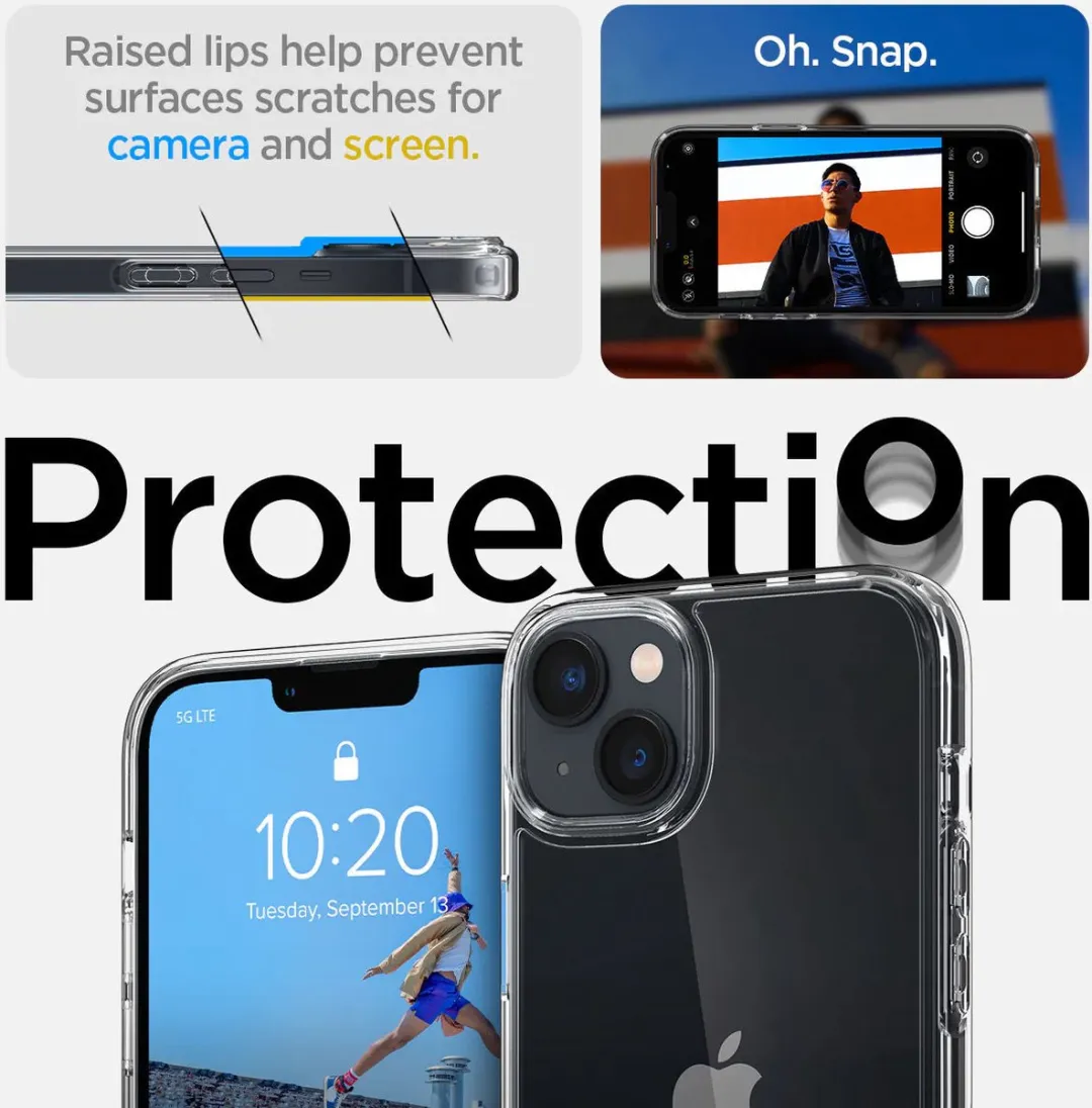 Spigen Ultra Hybrid Case ACS04905 iPhone 14 Plus - Transparant