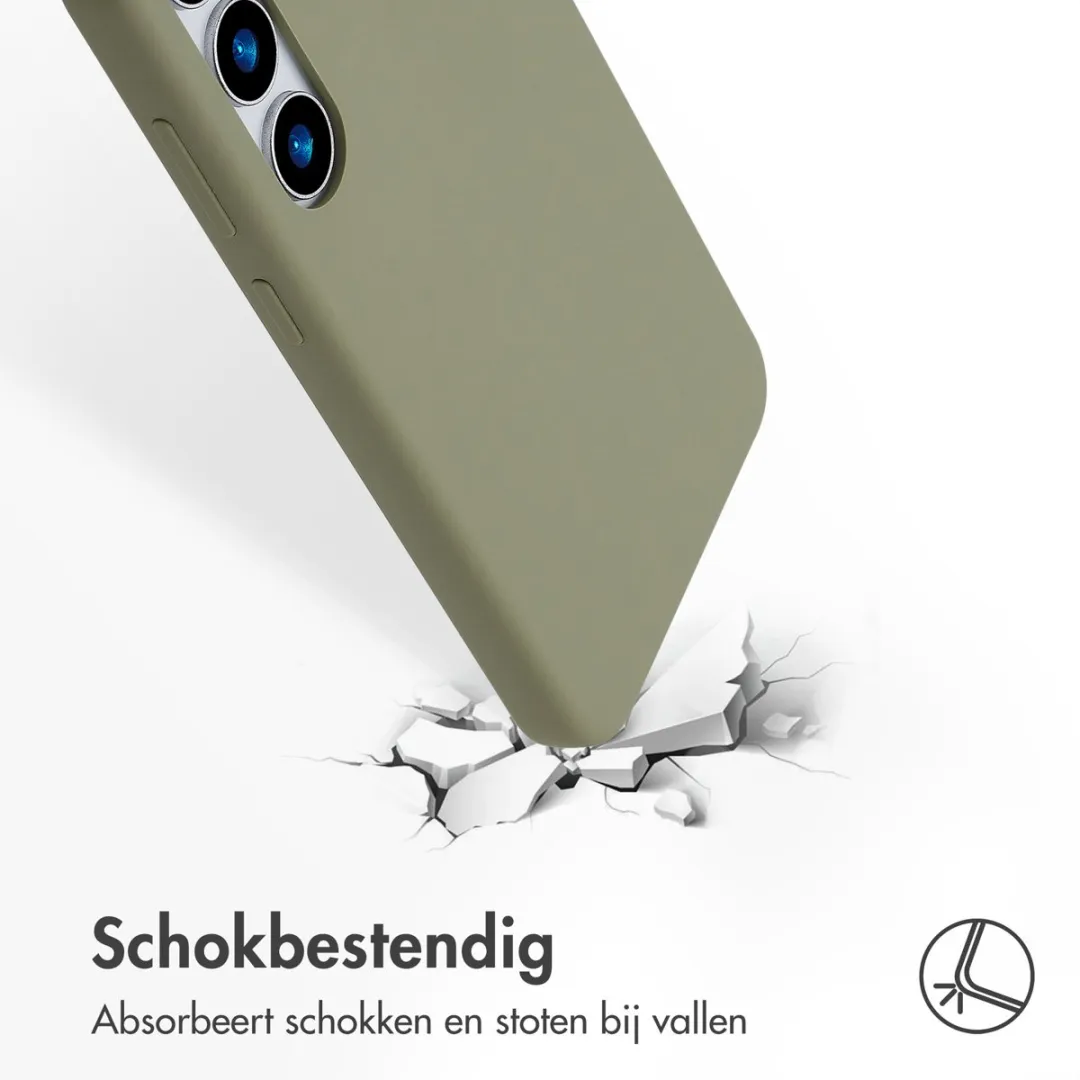 Accezz Hoesje Samsung Galaxy S24 Plus Olijfgroen - Magnetische Ring - afbeelding 6 van 6