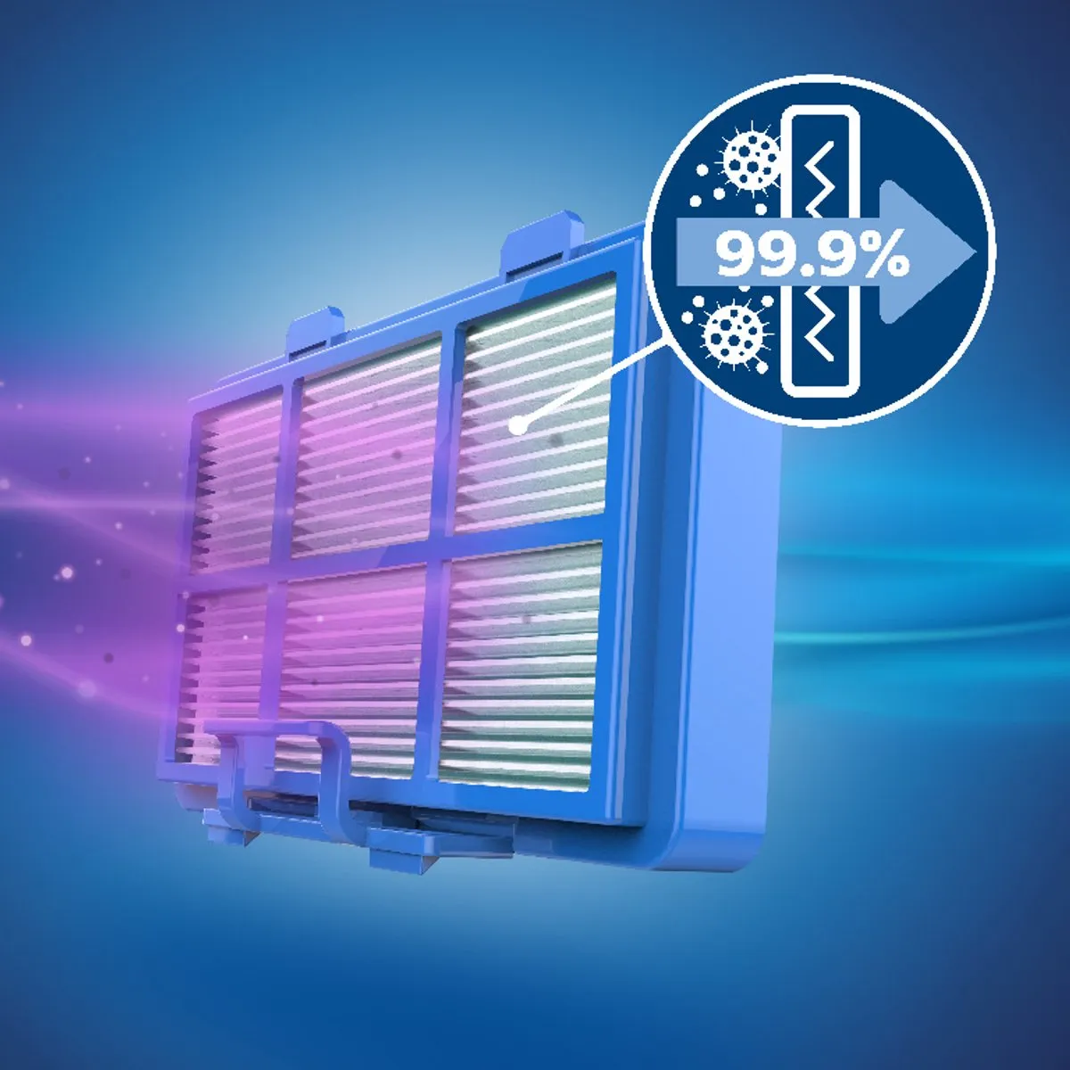 Philips PowerGo FC8240/09 Stofzuiger met zak - 900W - Blauw
