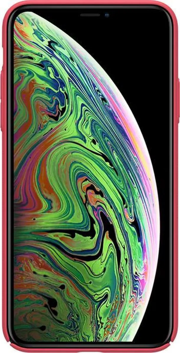 Nillkin Frosted Shield Hoesje iPhone 11 Pro Max - Rood - afbeelding 2 van 5