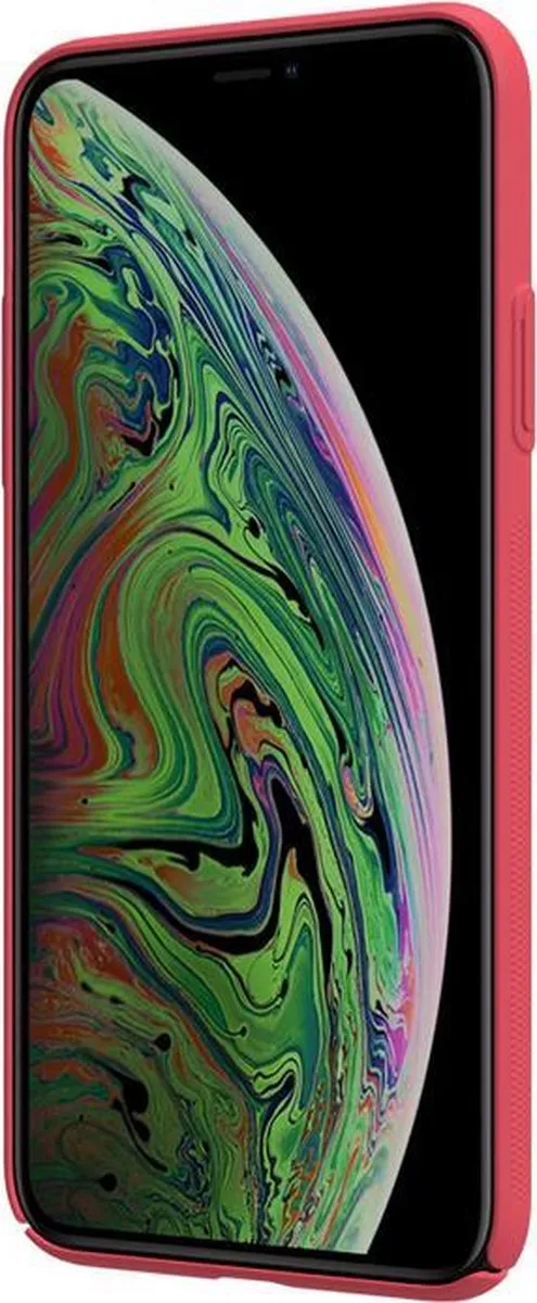 Nillkin Frosted Shield Hoesje iPhone 11 Pro Max - Rood - afbeelding 4 van 5