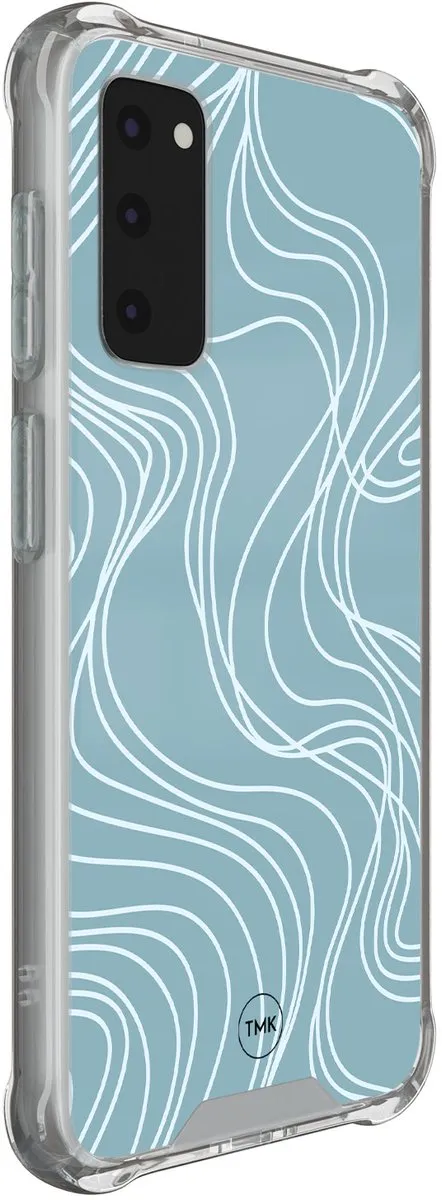 Casevibes S/S20FE/S/022 Hoesje Samsung Galaxy S20 FE - Blauw - Schokbestendig