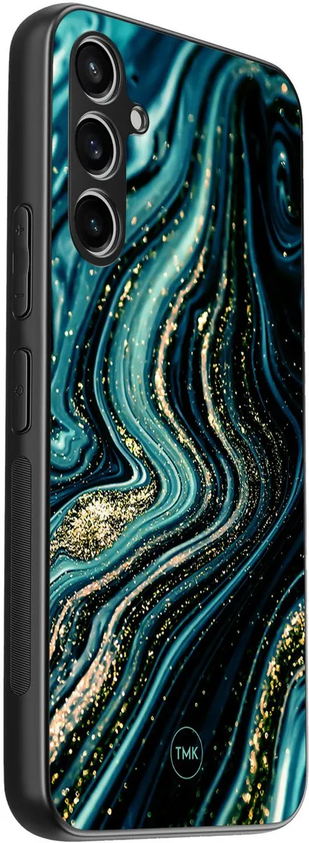 Casevibes Hoesje Samsung Galaxy A54 - Blauw Marmer - S/A54/B/027