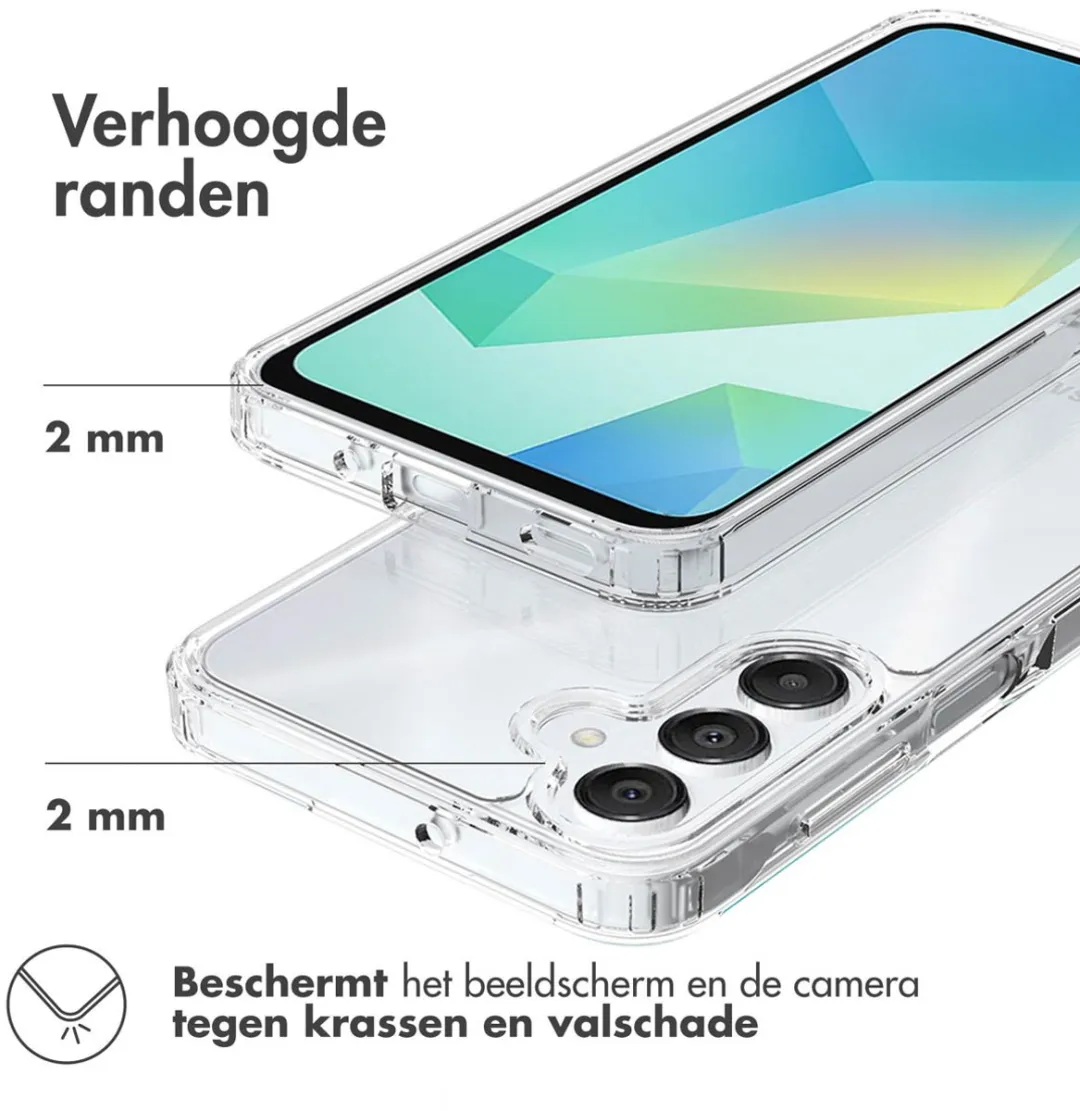 Accezz Xtreme Impact Backcover 2.0 - Samsung Galaxy A16 Hoesje - Transparant