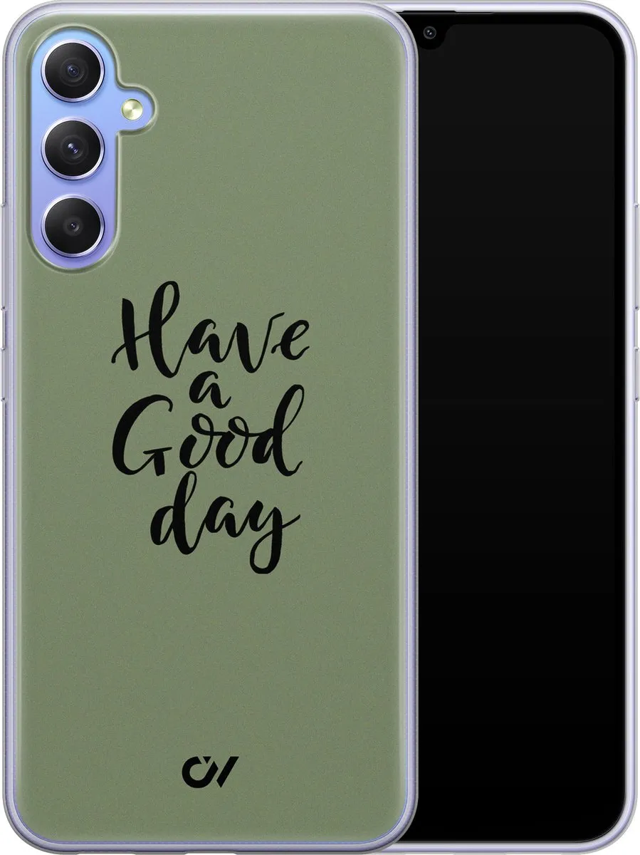 Casevibes Galaxy A34 Hoesje - Groen - S/A34/UV/042