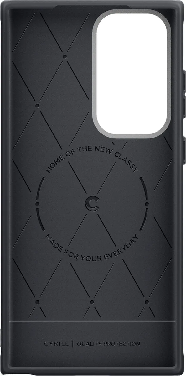 Spigen Cyrill Color Brick Hoesje ACS05648 - Samsung Galaxy S23 Ultra - Zwart