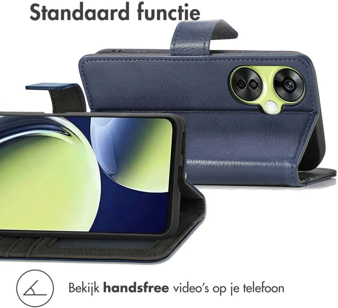 Imoshion Hoesje OnePlus Nord CE 3/CE 3 Lite - 3 Pasjes - Donkerblauw - afbeelding 3 van 6