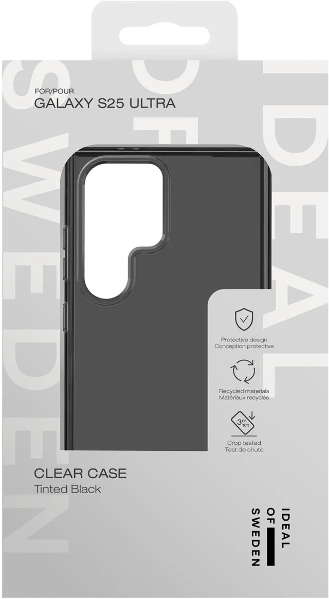 iDeal of Sweden Clear Case Samsung Galaxy S25 Ultra - IDCLC-S25U-470 - Zwart