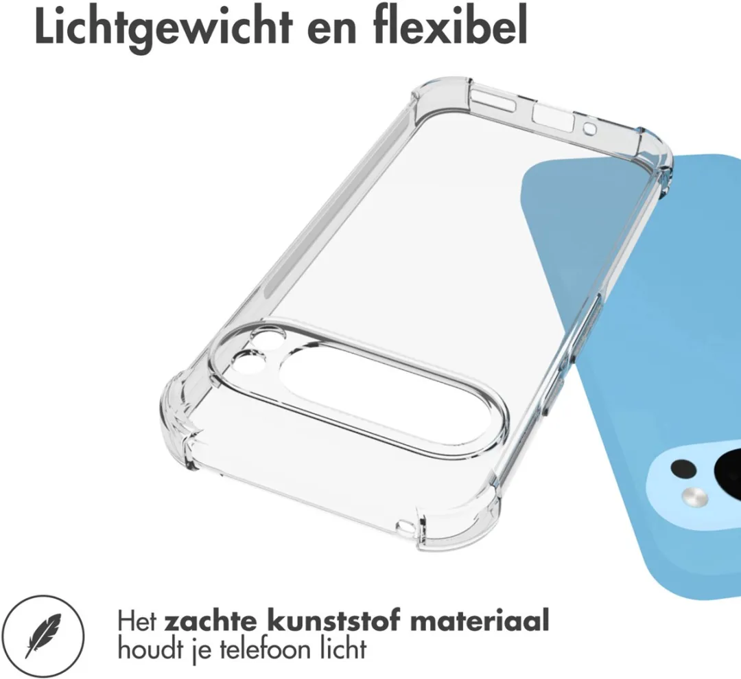 Imoshion Hoesje Google Pixel 9/9 Pro - Transparant