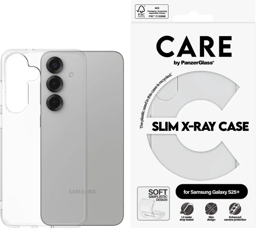 PanzerGlass Case Fashion X-Ray Samsung Galaxy S25+ - Transparant
