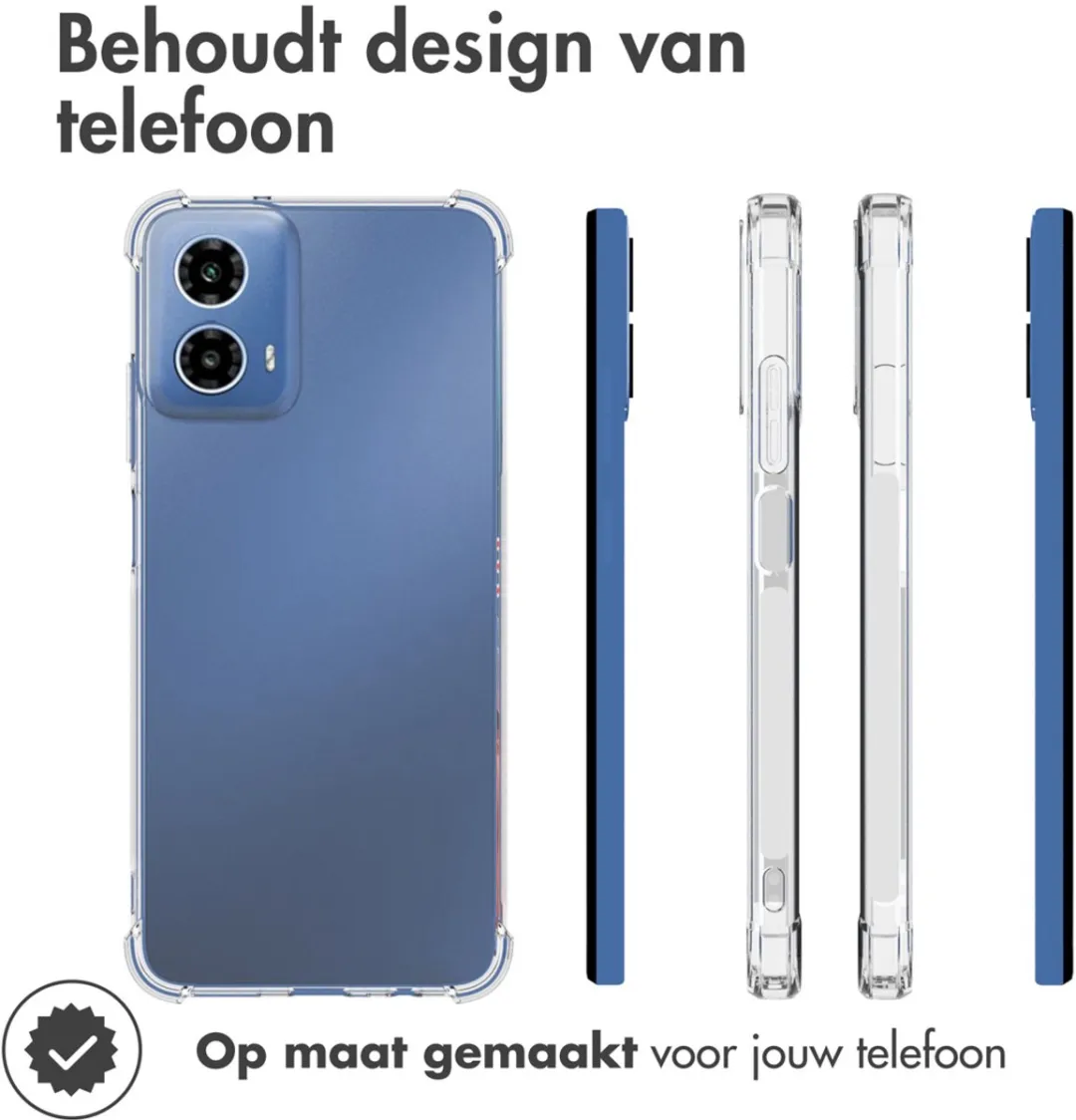 Imoshion Hoesje Motorola Moto G34 - Transparant