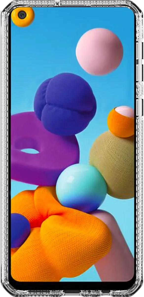 Itskins Spectrum Cover Samsung Galaxy A21s - Level 2 - Transparant IT-SPECL2-SAA217-CLR