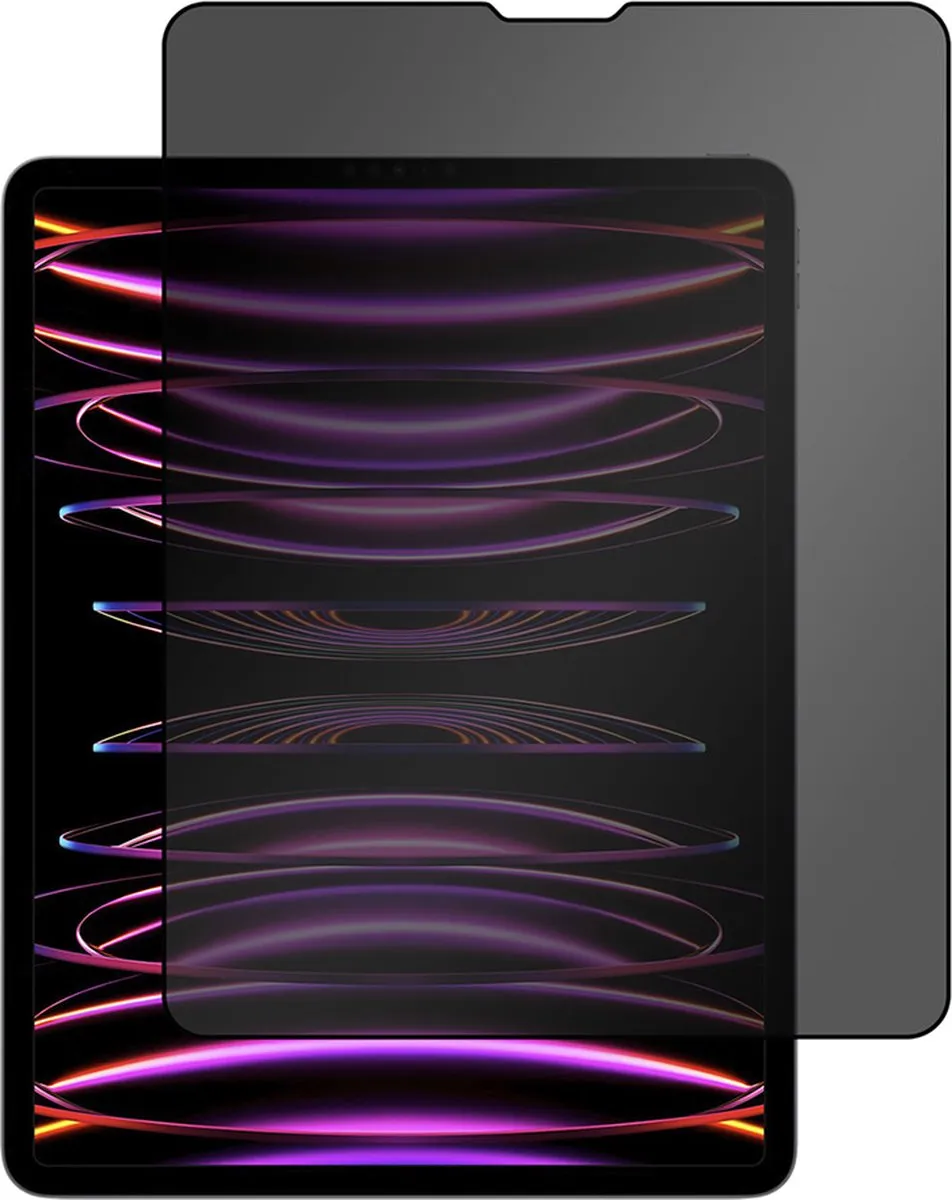 Just in Case Cazy Privacy Screenprotector 8332004 - iPad Pro 13 (2024/2025) - Zwart