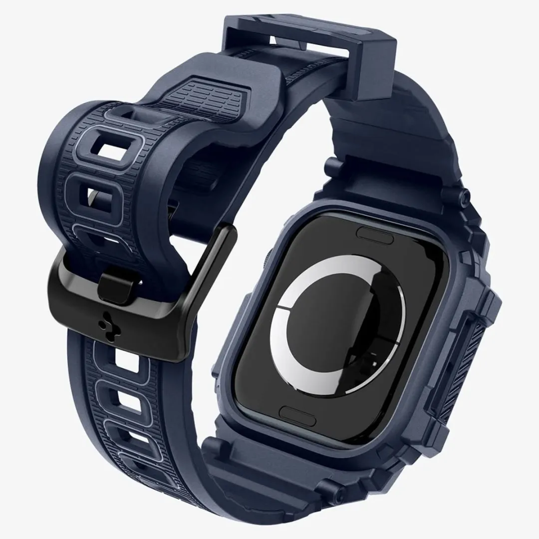 Spigen Rugged Armor Pro Hoes Apple Watch 11/Series 10 46mm - Navy Blue