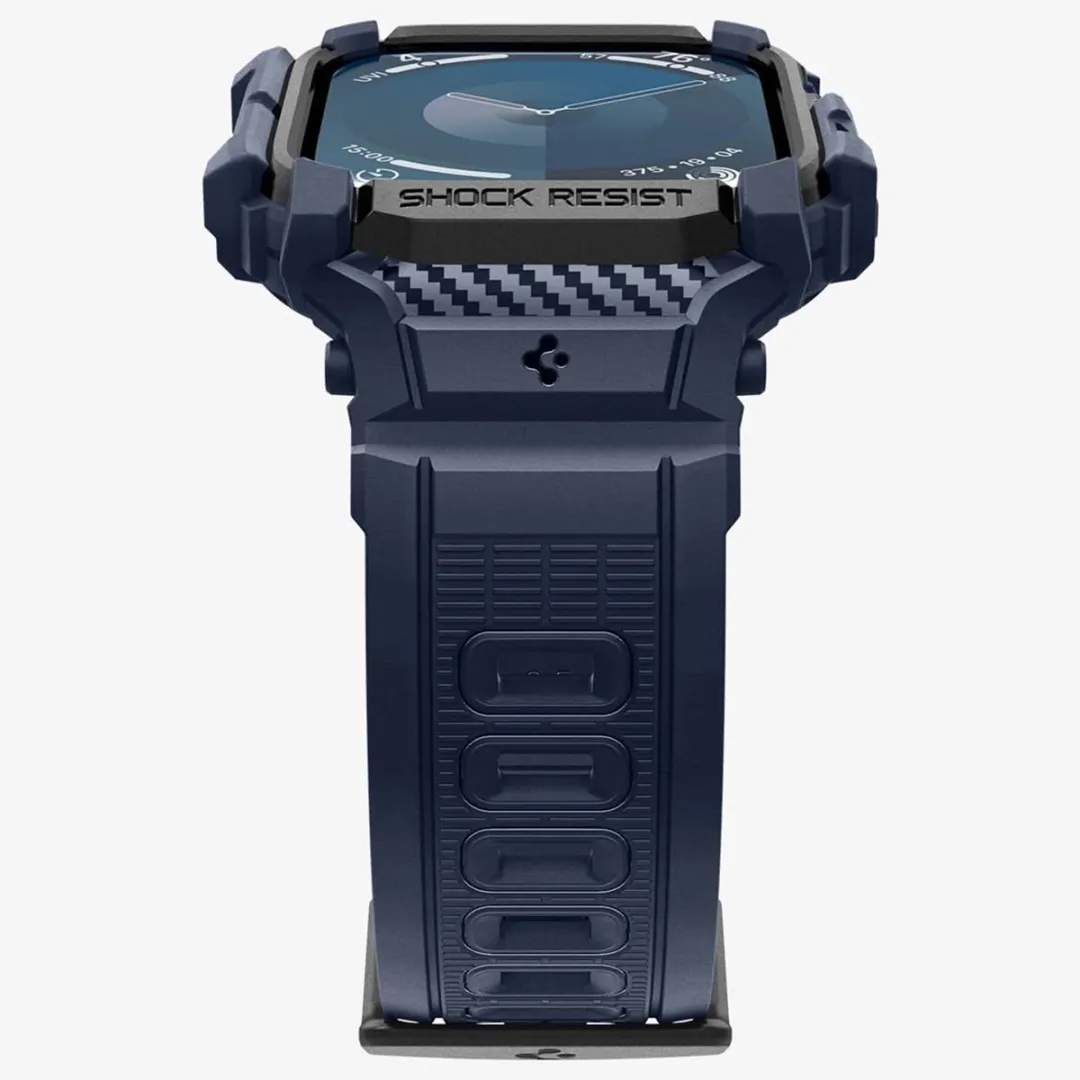 Spigen Rugged Armor Pro Hoes Apple Watch 11/Series 10 46mm - Navy Blue