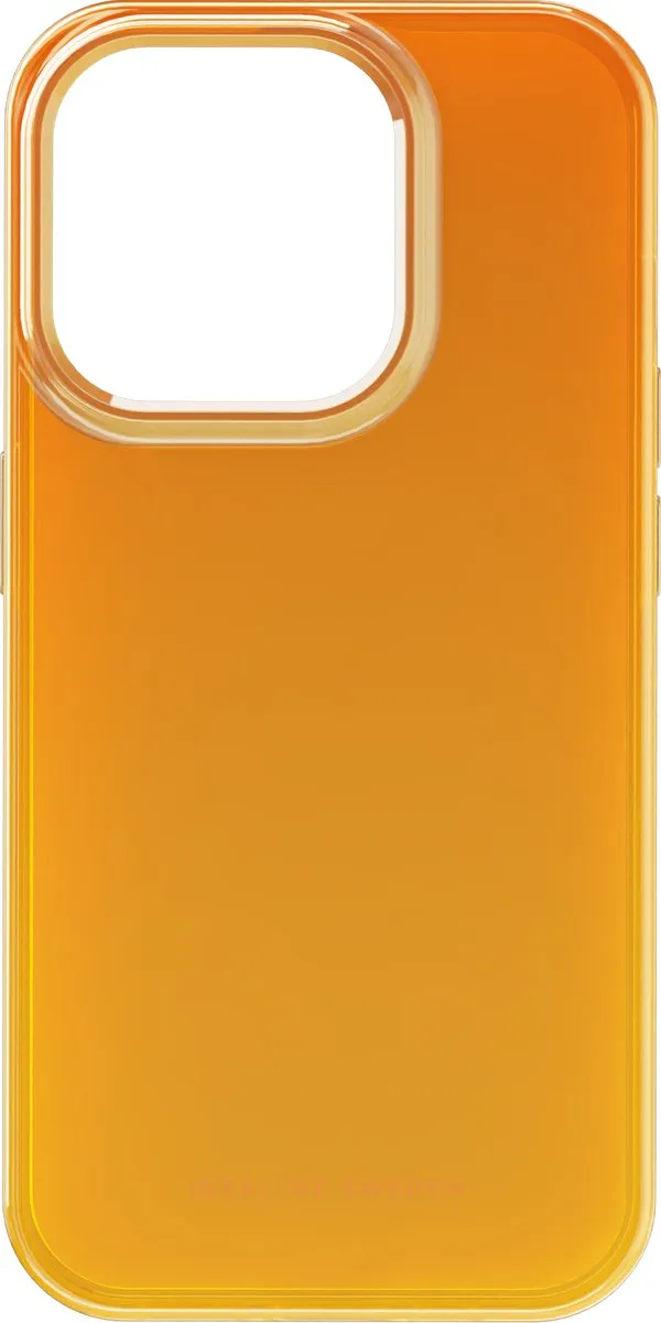 iDeal of Sweden Clear Case Mid iPhone 15 Pro - Orange Spritz - afbeelding 2 van 5