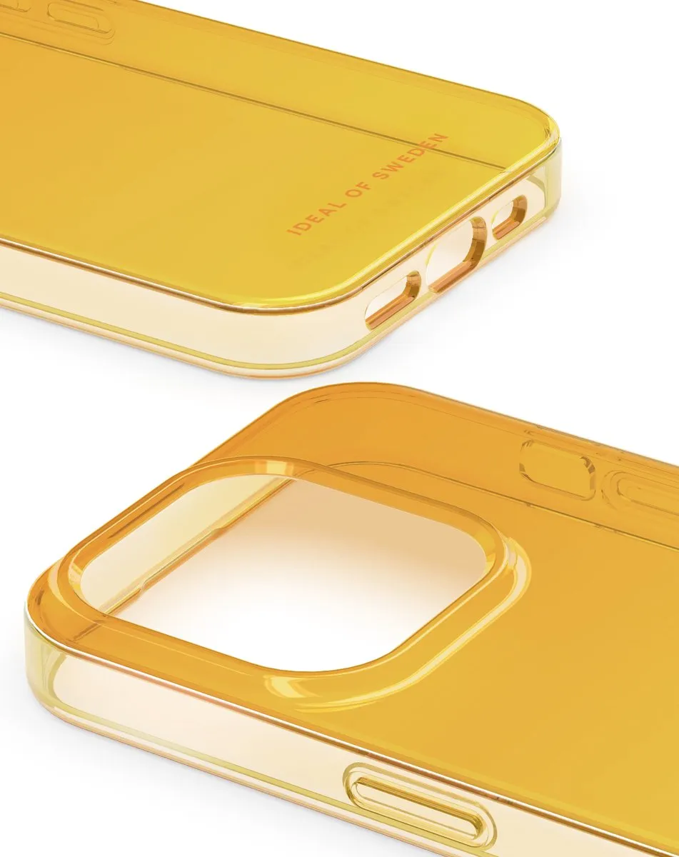 iDeal of Sweden Clear Case Mid iPhone 15 Pro - Orange Spritz - afbeelding 3 van 5