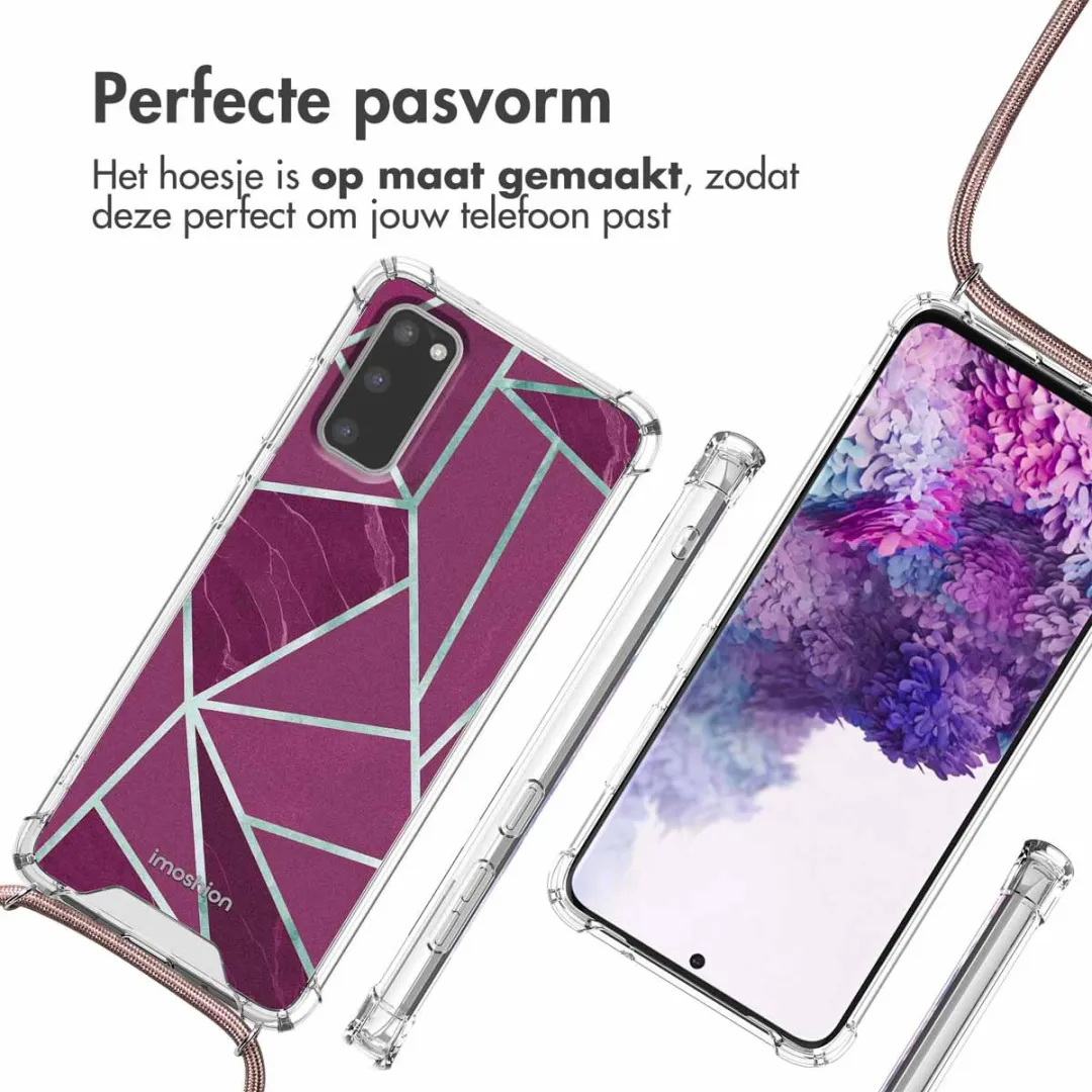 Imoshion Hoesje Samsung Galaxy S20 Bordeaux Graphic