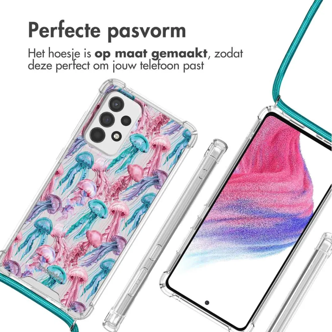 Imoshion Galaxy A53 Design Hoesje - Jellyfish Watercolor