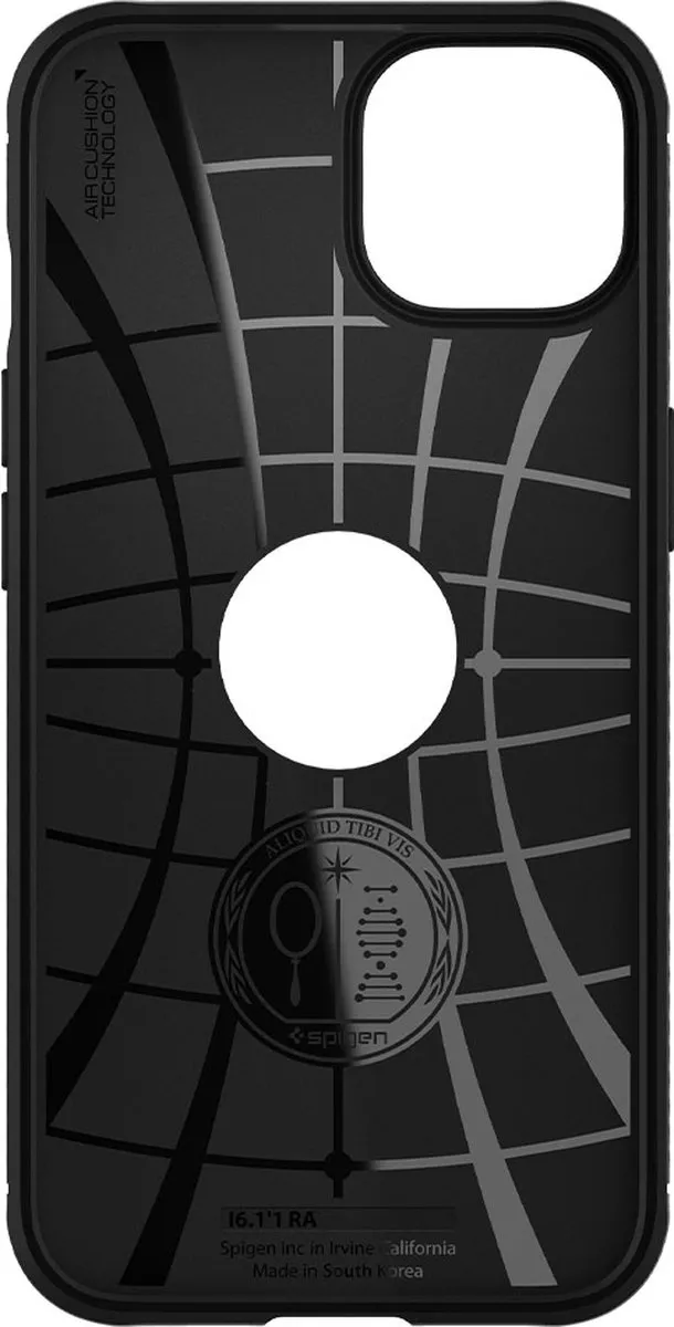 Spigen Rugged Armor TPU Hoesje iPhone 13 - Zwart