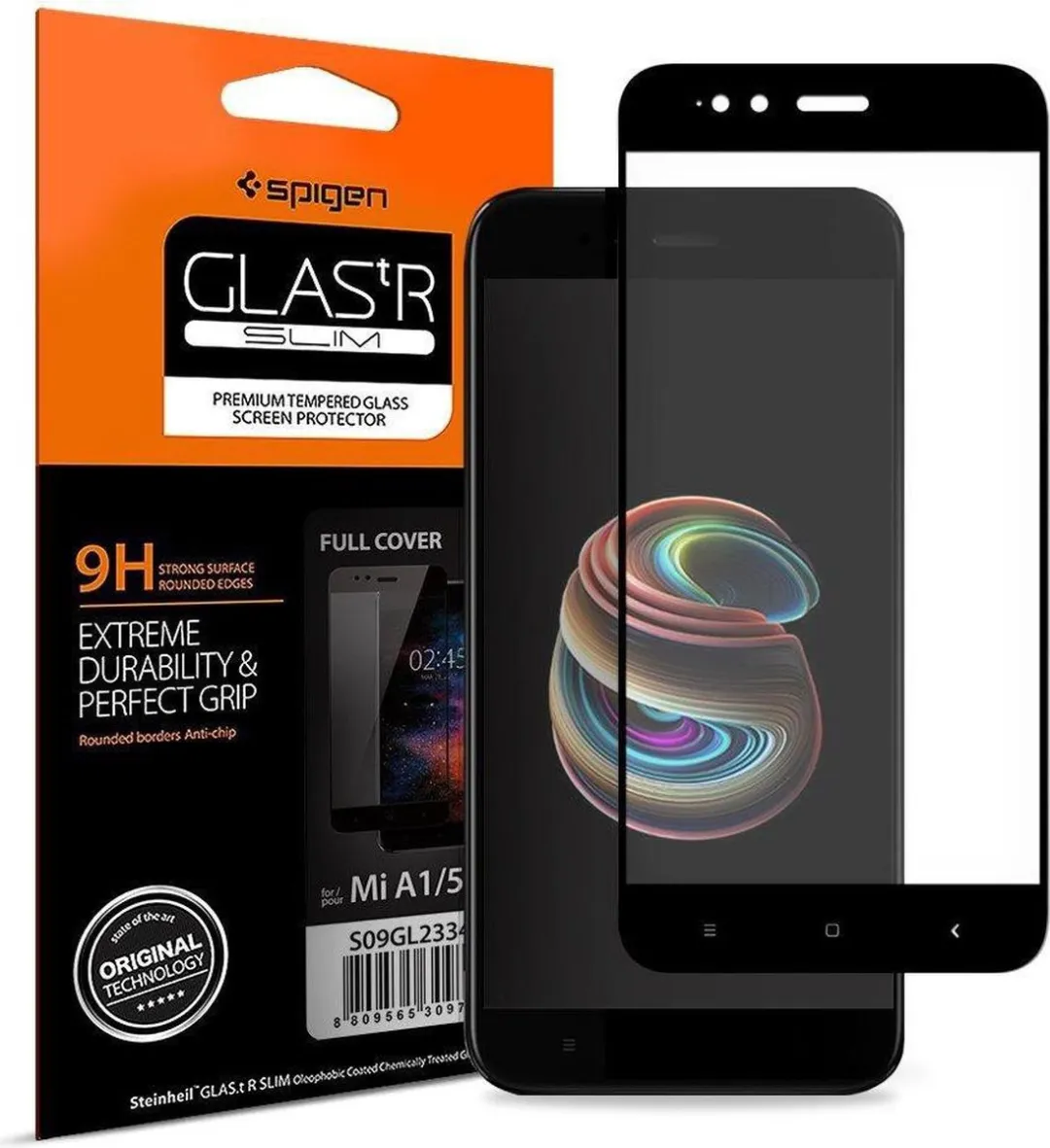 Spigen S09GL23342 Full Cover Tempered Glass Xiaomi Mi A1