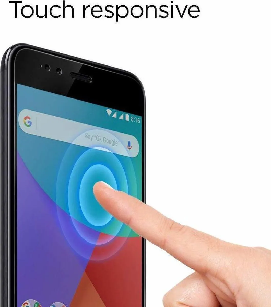 Spigen S09GL23342 Full Cover Tempered Glass Xiaomi Mi A1 - Transparant