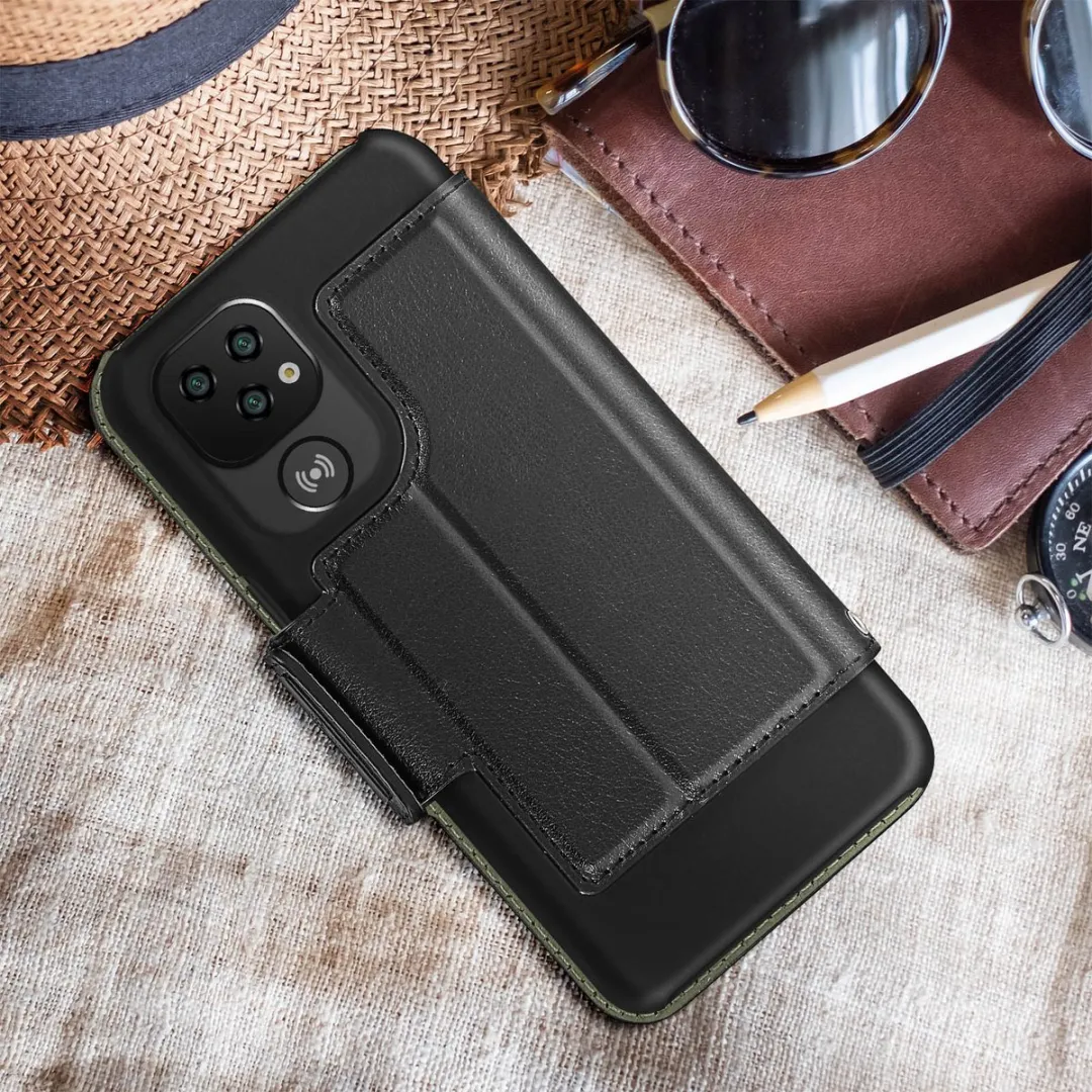 Doro 8100 Wallet Case Black