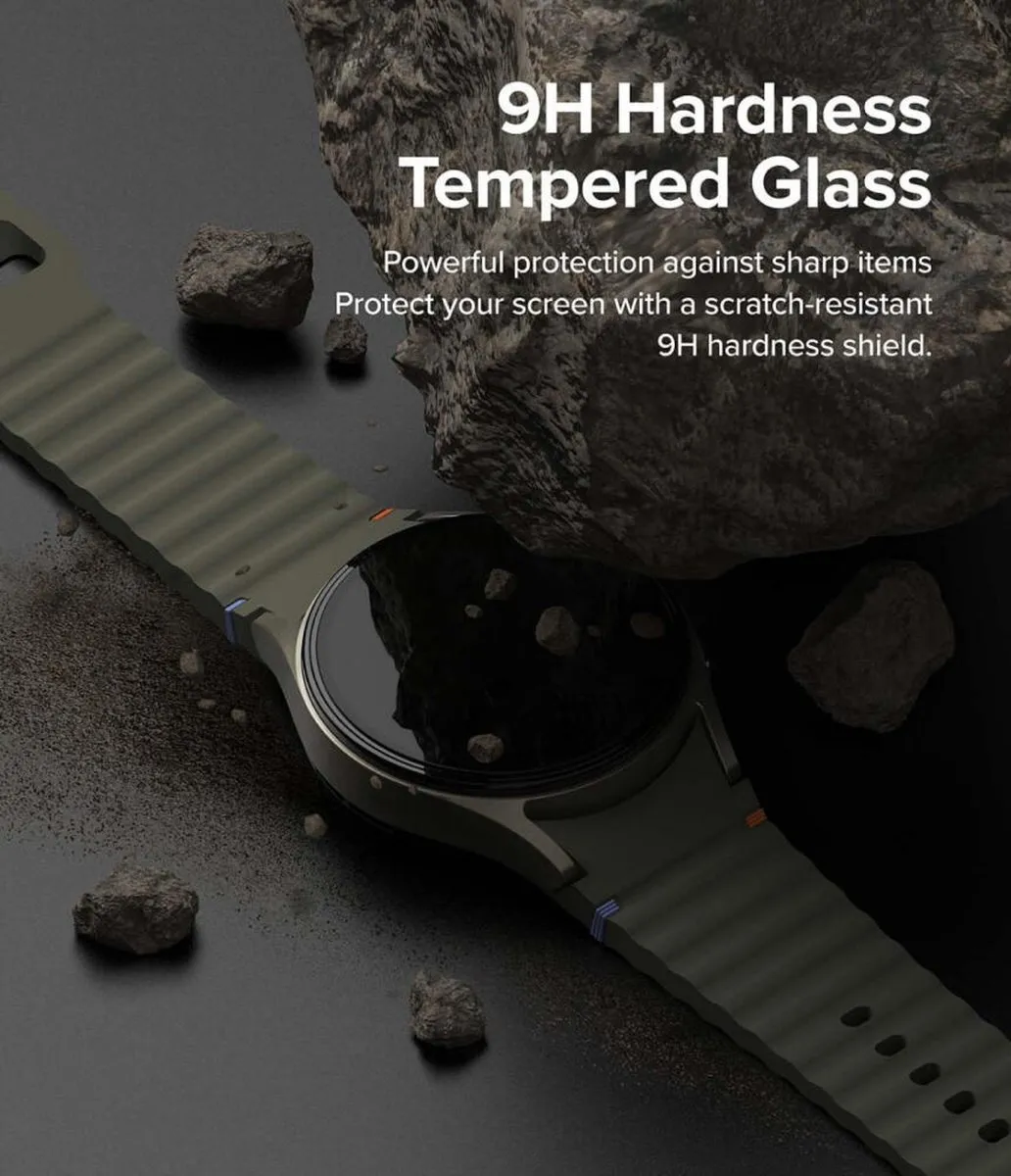 Ringke Bezel Styling + Tempered Glass Samsung Galaxy Watch 7 40mm - Zilver