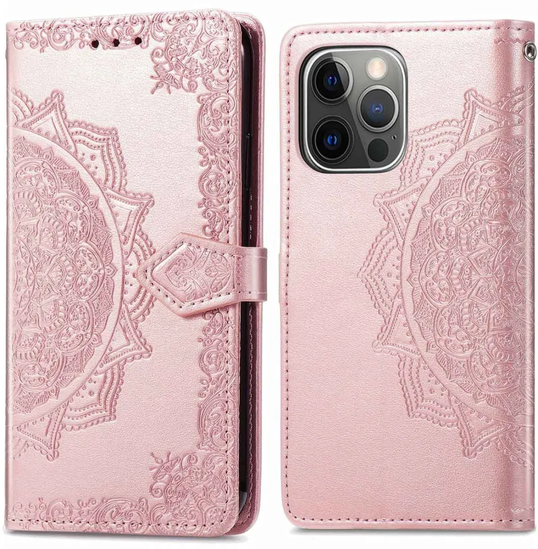 Imoshion Hoesje iPhone 13 Pro Rosé Goud - 3 Pasjes