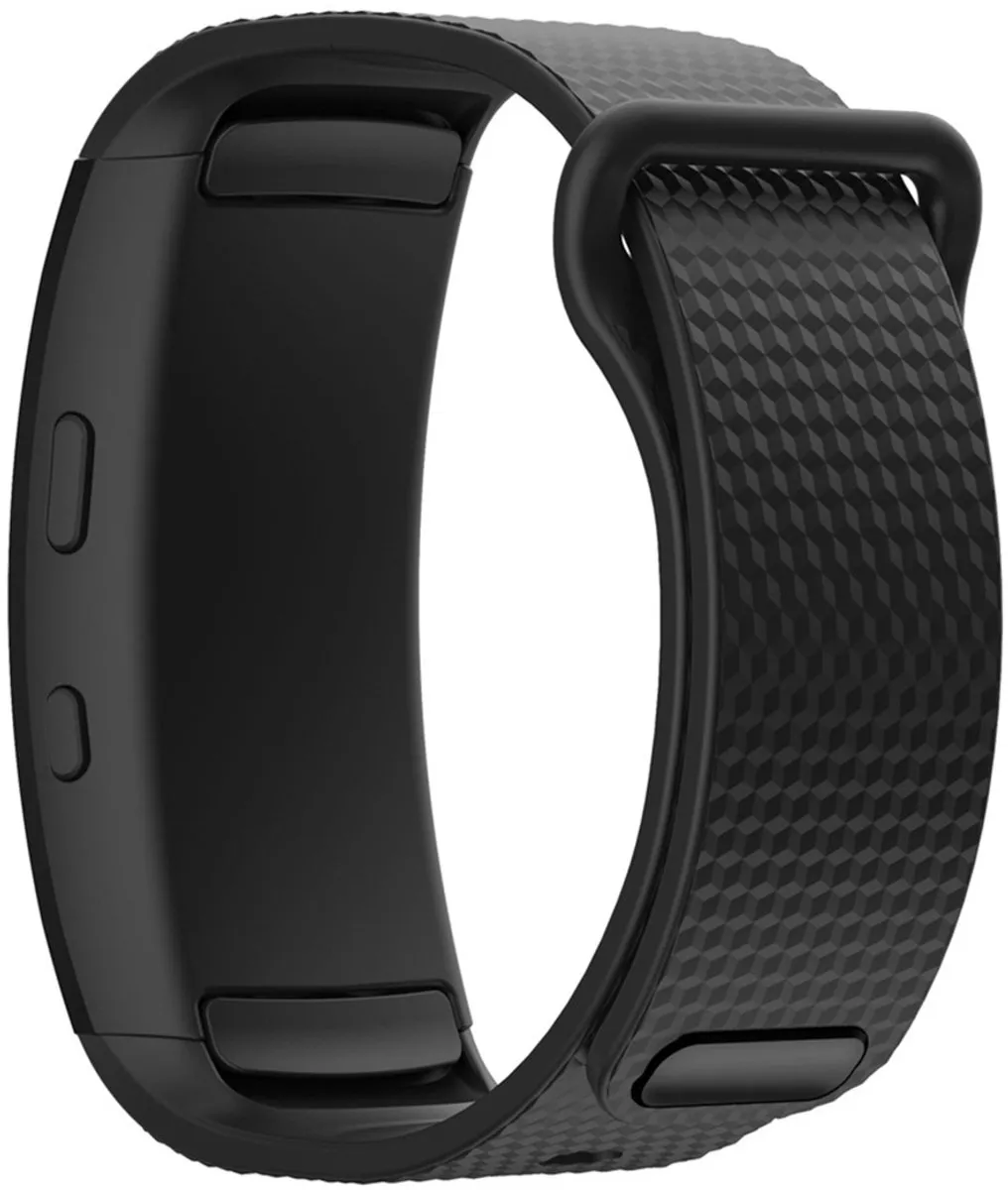 Imoshion Siliconen Bandje Samsung Gear Fit2/Pro - Zwart