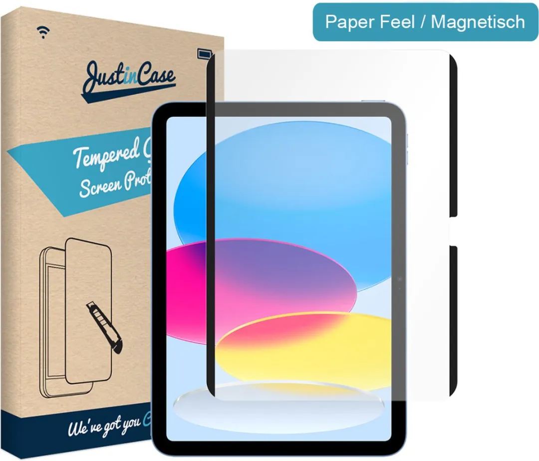 Just in Case Cazy Screenprotector 8036551 - iPad 10/11 Paper Feel - Transparant