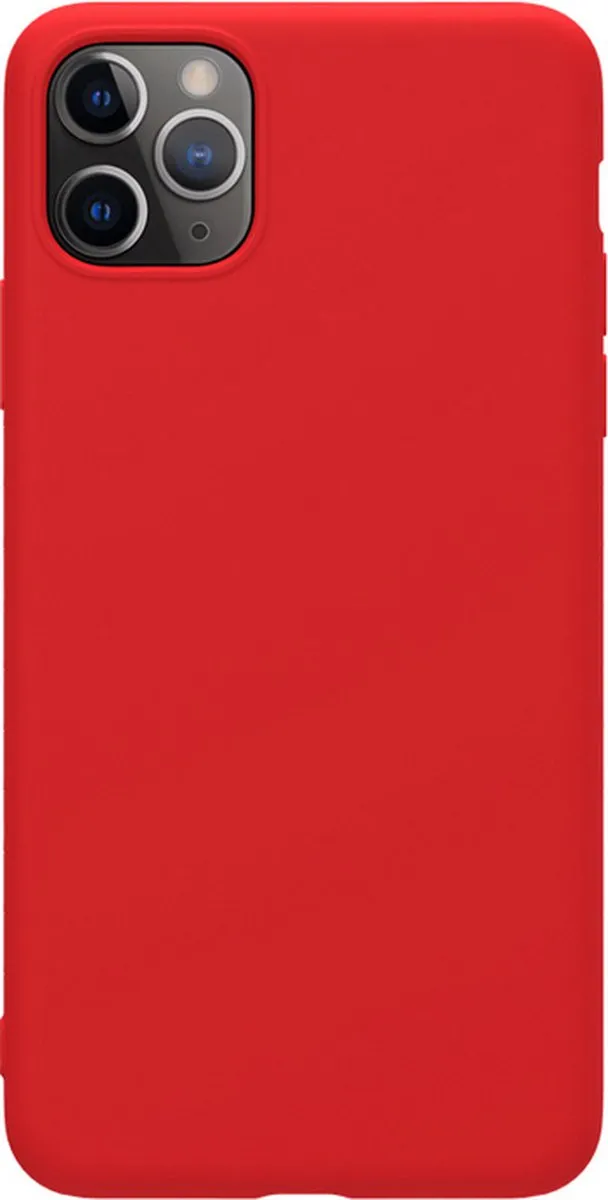 Nillkin Rubber-Wrapped TPU Hoesje iPhone 11 Pro Max - Rood