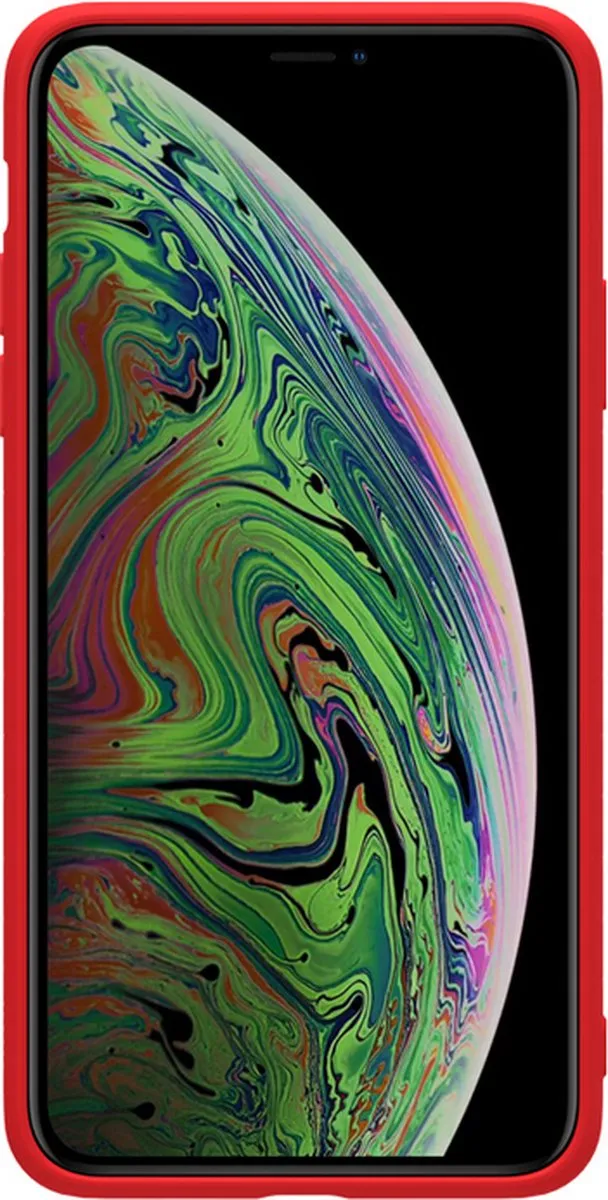 Nillkin Rubber-Wrapped TPU Hoesje iPhone 11 Pro Max - Rood