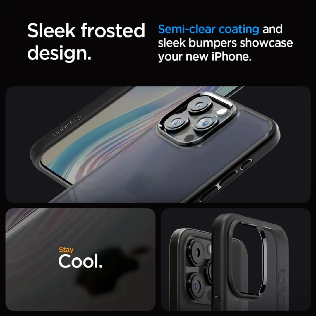 Spigen Ultra Hybrid 12152 Hoesje - iPhone 15 Pro - Transparant